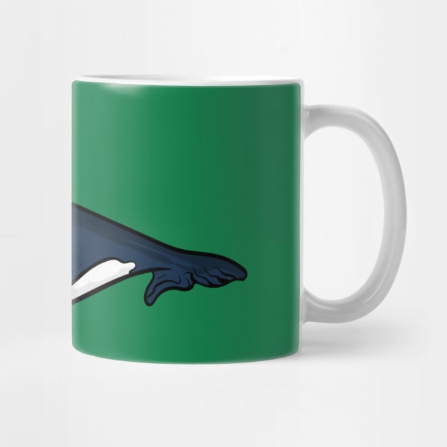 Santa Hat-Wearing Orca Killer Whale Funny Christmas Season by Contentarama